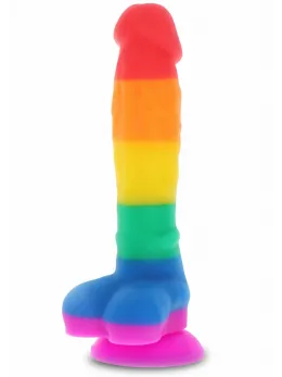TOYJOY Rainbow Lover 18 cm Silicone Model - Multicolor Pride Edition
