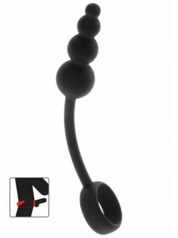 Manpower by TOYJOY Anal Plug & Performance Ring Silicone Black