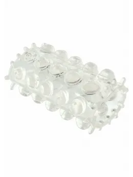 TOYJOY Power Stretchy Sleeve Transparent TPE Dual-Action Enhancer