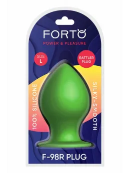 FORTO F-98R Rattler Cone Large Green Silicone Plug with Suction Base