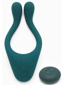 TOYJOY Icon 2 Superb Couples Massager Remote Control Silicone Blue