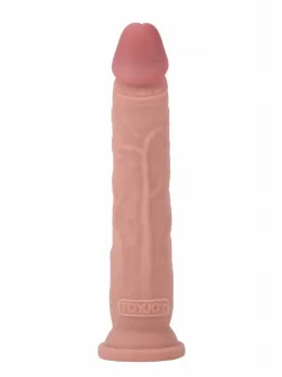 TOYJOY Get Real Deluxe Dual Density Dong TPE 25.5 cm - Flexible System