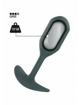ToyJoy The Athlete Silicone Weighted Plug 12cm 230g Black