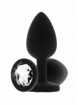 TOYJOY Diamond Booty Jewel Small Silicone Plug with Gemstone Accent