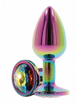 TOYJOY Twilight Booty Jewel Medium Aluminium Plug with Rainbow Gem