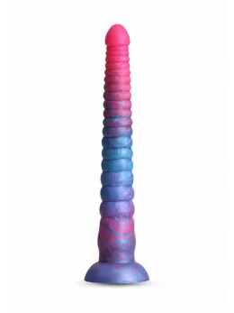 NS Novelties Colours Stacked 12 Inch Silicone Model, Tri-Color, Satin Finish