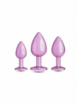 NS Novelties Trainer Kit Iridescent Pink 3-Piece Set Chrome Finish