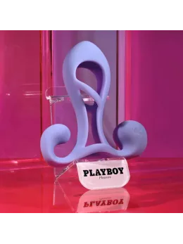 Playboy Fantasy Cage Wearable Vibrator Lavender 13.6cm Waterproof