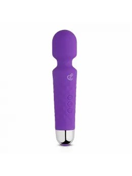 EasyToys Mini Wand Vibrator Purple - Compact Rechargeable Massager