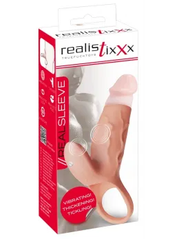 Realistixxx Real Sleeve Clit S Silicone Intimate Machine with Vibrations