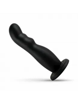 No-Parts Jake Intimate Model with Stable Base Black 16.8cm Silicone