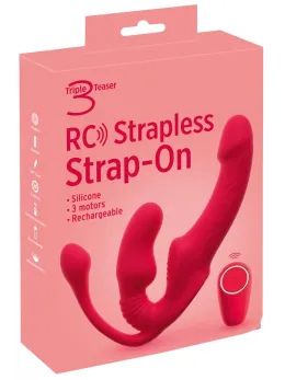 You2Toys Strapless Triple RC Silicone Intimate System, 3 Motors, Remote