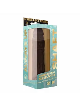 SHAFT Model F Vibrating Sheath Size 2 Mahogany FlexiSkin™ Silicone