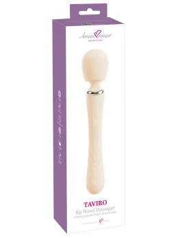 beau coeur Taviro Big Wand Massager - Dual-Ended, Waterproof, 31.7 cm
