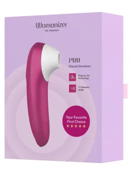 Womanizer Pro Pink Air Pulse Technology, 11 Levels, Waterproof, Compact