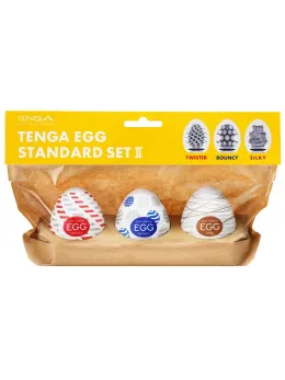 Tenga Egg Standard Set x3 - Compact Disposable Intimate Sleeves Variety
