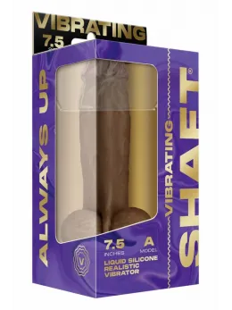 SHAFT Vibrating Model A 7.5 Inch Oak - FlexiSkin™ Silicone, Remote, Waterproof
