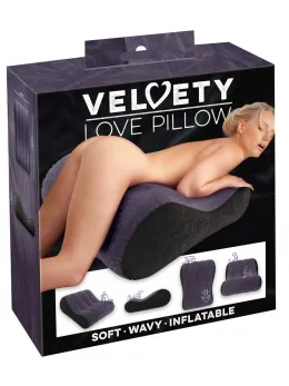 You2Toys Inflatable Ergonomic Support Pillow, Velvety Surface, 80x60x30cm