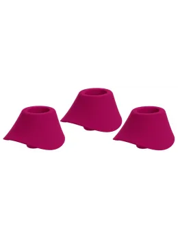 Womanizer W-Heads Set 3pcs Size M - Pink Silicone Replacement Caps