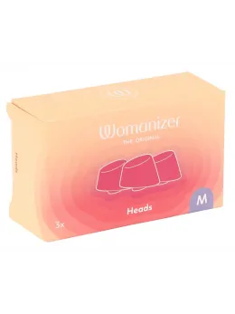 Womanizer W-Heads 3-Pack Lilac M - Replacement Stimulation Heads Medium