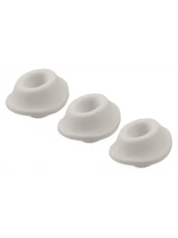 Womanizer W-Heads 3-Pack S Grey - Replacement Silicone Attachments