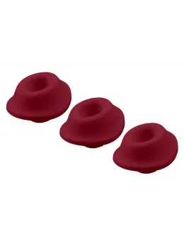 Womanizer Heads 3-Pack Size S Bordeaux Silicone Replacement Set