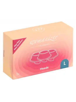 W-Heads резервни силиконови накрайници, цвят боровинка, размер L, 3 бр.
