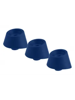 Womanizer Heads Duo Blueberry Size M 3-Pack Silicone Replacements