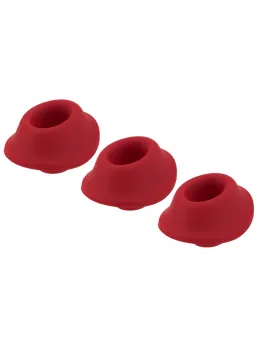 Womanizer Head Replacement Set S Red 3-Pack Silicone Accessories