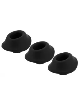 Womanizer Replacement Silicone Heads S Black 3-Pack for Premium Models