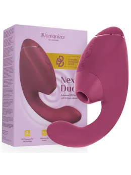 Womanizer Duo Next Dusky Pink Dual Intimate Stimulator, Air & Vibration, IPX7
