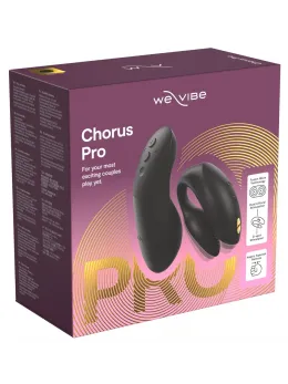 We-Vibe Chorus Pro Satin Black - Advanced Partner Vibrator, 3 Motors