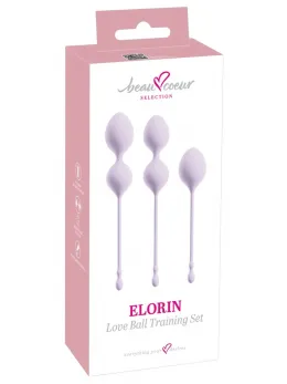 Elorin комплект силиконови вагинални топчета, 3 части