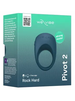 We-Vibe Pivot 2 Slate - Silicone Intimate Comfort Ring with App Control