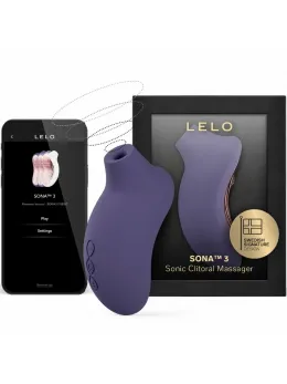 LELO SONA 3 Sonic System Cyber Purple, Ultra-Soft Silicone, App-Enabled