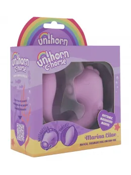 Unihorn C-Horse Marina Lilac Flexible Dual Vibrator Silicone 15cm