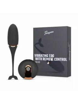 Teazers Vibrating Wireless Egg Black - 10-Mode Remote-Controlled Design