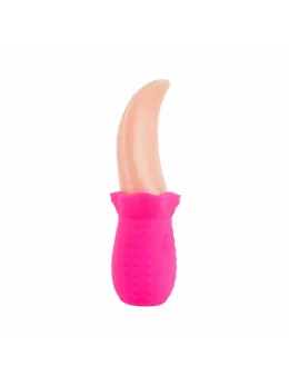 Teazers Tongue Vibrator Pink - Flexible Silicone External Massager USB