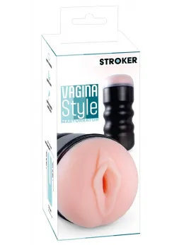 STROKER Vagina Style Intimate Device with Discreet Case 16.8 cm