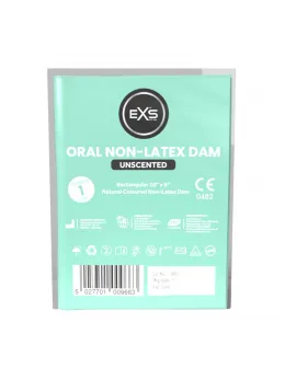 EXS Oral Dam Non-Latex Protective Sheet Unflavored 1 Piece