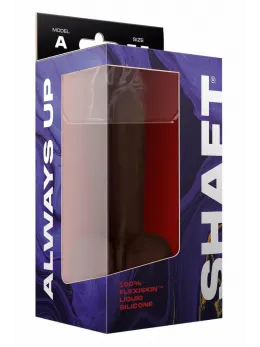 SHAFT Model A 7.5 Inch Liquid Silicone Dual-Layer Intimate Device Mahogany