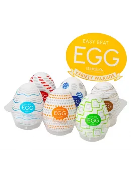 Tenga Egg Variety Pack Standard - 6 Textured Intimate Sleeves