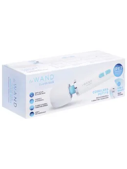 le Wand Classique Petite Cordless Massage Wand White 24.9cm