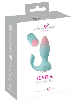 beau coeur JUVELA RC Intimate Plug with Remote Control, Pastel, 11.5cm
