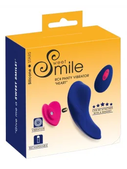 Sweet Smile RC Heart-Shaped Intimate Wearable Vibrator Pink 10cm