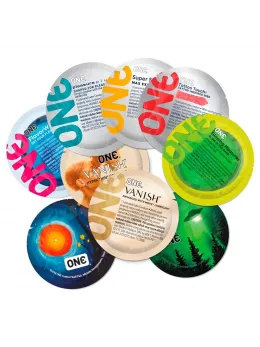 ONE Mixed Pleasures 12 pcs - Vegan Latex Assorted Condom Set