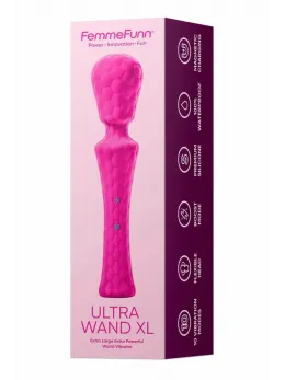 FemmeFunn Ultra Wand XL Pink - Large Waterproof Personal Massager