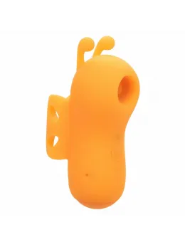 CalExotics Neon Vibes Orange Ergonomic Finger Device 10 Modes Waterproof