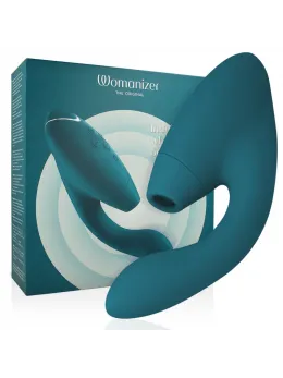 Womanizer Duo 2 Blue Petrol - Dual-Action Air Pulse & Vibration System