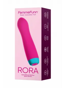 FemmeFunn Rora Pink 360° Rotating Intimate Device, Waterproof, 8 Modes
